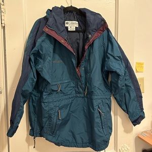 Vintage Columbia Anorak Windbreaker Jacket